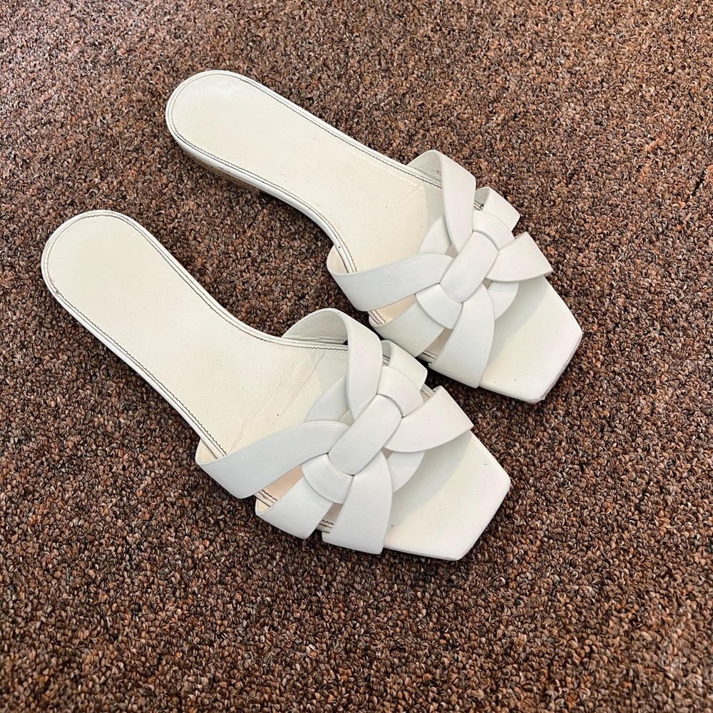 Saint Laurent tribute mules